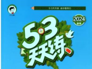 2024春季版WY外研版英语六下《53天天练》试题卷+测评卷+答案解析