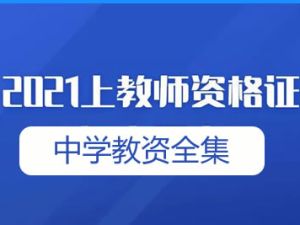 2021上半年中学教资全集多个名师视频