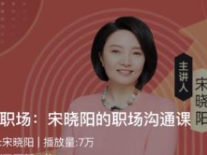 宋晓阳《赢在职场》职场沟通课