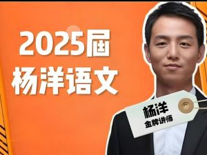 2025高三高考语文 杨洋语文一轮网课视频