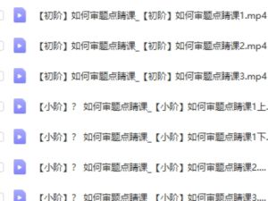 【曾曦老师】四节创作如何更具体＋如何审题 网课视频