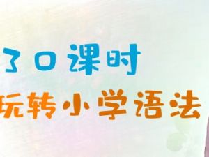 学而思夏川30课时玩转小学语法全