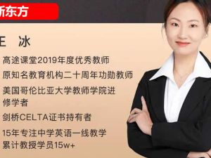 新东方王冰中考英语15天快速提分训练营