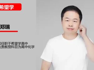 郑瑞高中高一化学2026希望学S暑假班网课视频