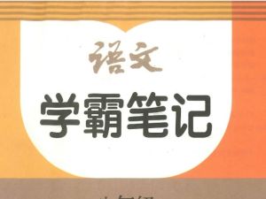 2026版初中 学霸笔记 8年级上册（语文）PDF 网课视频