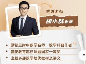 复旦附中胡小群数学小学初中1-9年级+人文历史课程全套265节