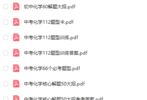 中考化学核心解题50大招高清PDF第2张