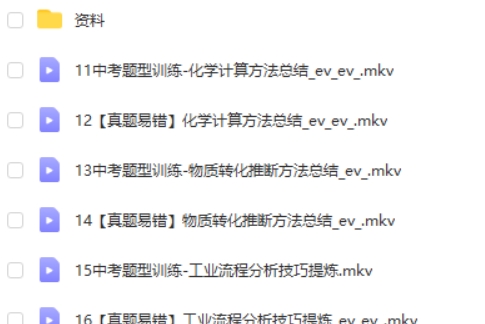 陈潭飞化学 2024初三中考化学 S春季班下第2张