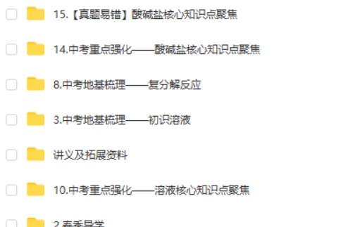 2025希望学陈潭飞初三中考化学春上&middot;全国版&middot;A+ 网课视频第2张