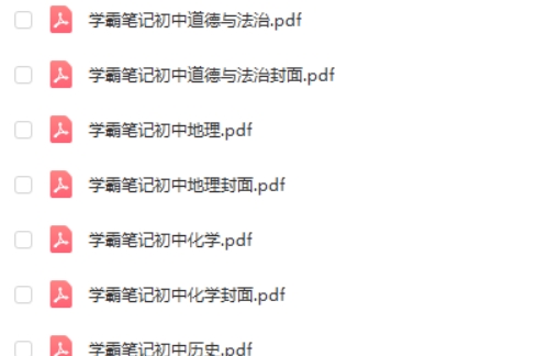 2023-2024初中学霸最新笔记全科汇总PDF第2张