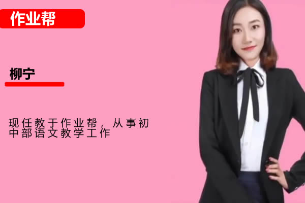 2024作业帮柳宁初二语文A+寒假班(春上)网课视频第1张