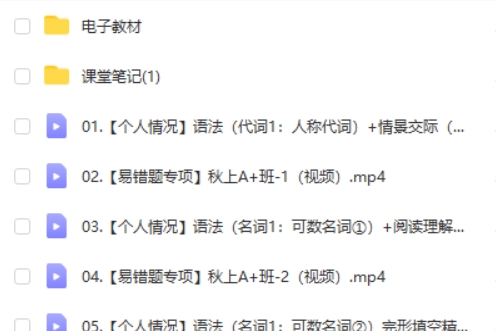 2024作业帮万雨露初一英语秋上(A+暑假班)网课视频第2张