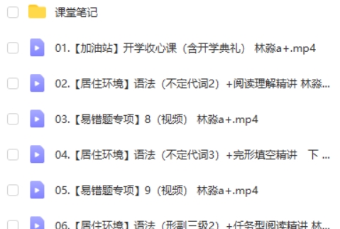 2023林淼初中初二英语尖端秋季班网课视频第2张
