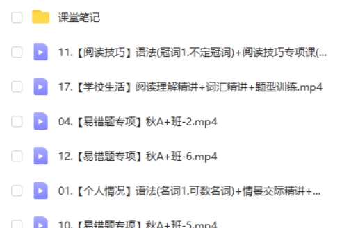 2025初一英语 林淼英语 暑假班A+班  网课视频第2张