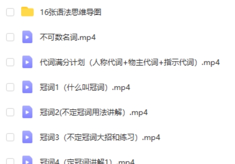 作业帮初一英语六大语法专题网课视频第2张
