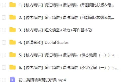 2025希望学初中初二英语培训班（秋上&middot;全国版&middot;A+） 网课视频第2张