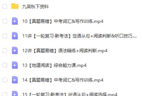 刘飞飞英语网课2025希望学初三中考英语秋下（全国版&middot;S班网课视频第2张