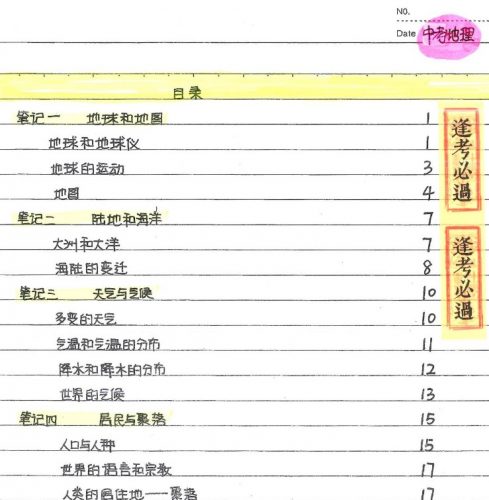 2022中考状元笔记(地理)第2张