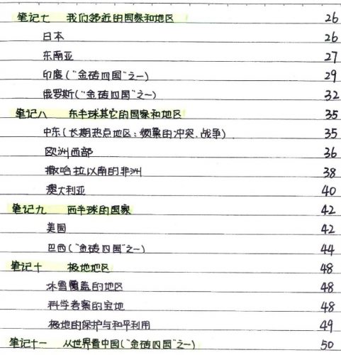 2022中考状元笔记(地理)第3张