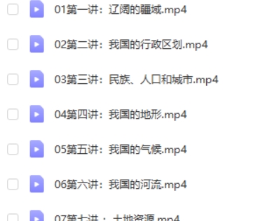 杨晓松初中初一地理21讲全套网课视频第2张