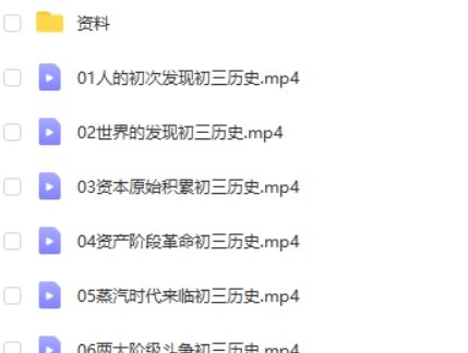 2020张天禄初中初三历史暑假网课视频第2张-亿卷 2020张天禄初中初三历史暑假网课视频第2张