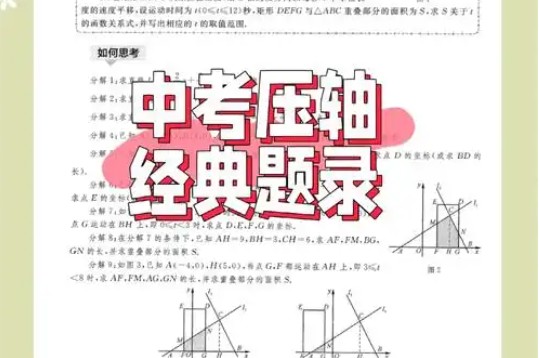 中考数学压轴题破解策略30专题高清PDF第1张