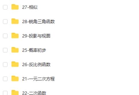 初中数学-数学概念课解题课全套视频第2张