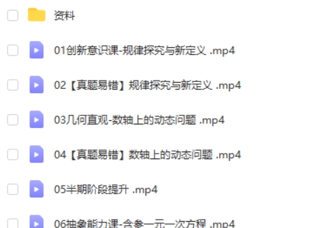 2024希望学朱韬初一数学秋季班下网课视频第2张