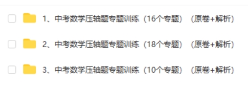 中考数学压轴题专题电子版第2张