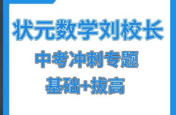 状元数学刘校长初中基础+拔高合集全套网课视频第1张