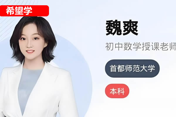 魏爽数学网课2025希望学初二数学春下北师版S网课视频第1张
