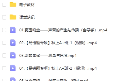 2024何勇初中初二物理(A加班)网课视频第2张