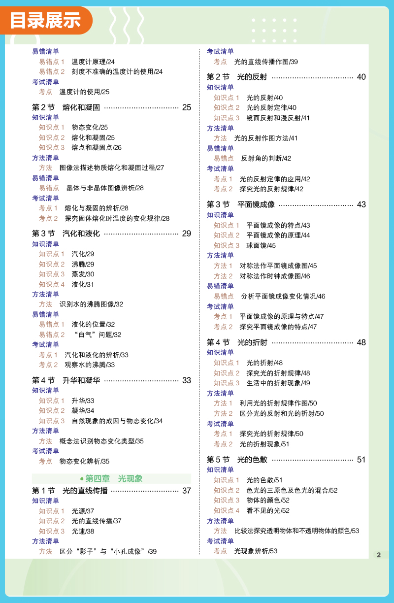 2023版初中物理《53初中知识清单》PDF电子文档第4张