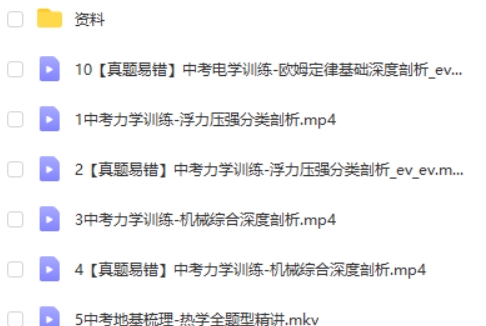 2024希望学杨萌物理初三中考物理 A+春季班（春下）第2张