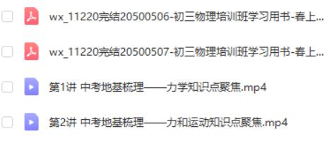 王万鑫-初三春季物理全国版S-网课视频第2张