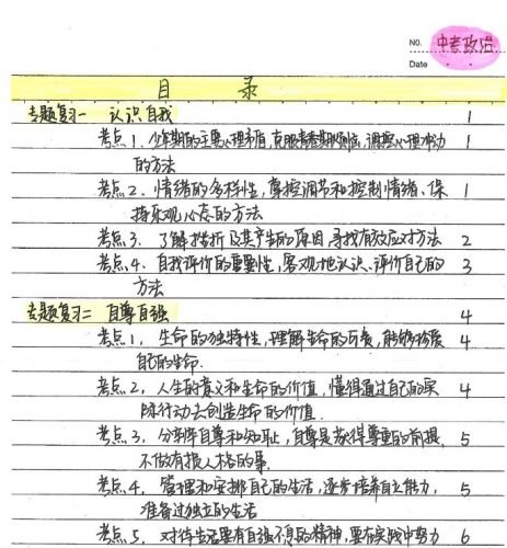 2022中考状元笔记(政治)第2张