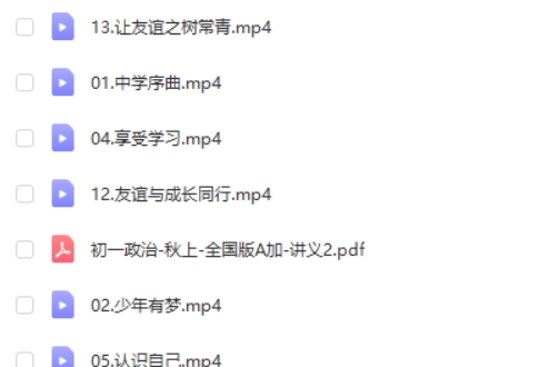 2024樊帅初一政治(A+秋季班)网课视频第2张-亿卷 2024樊帅初一政治(A+秋季班)网课视频第2张