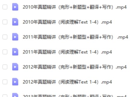 2010-2018刘晓燕大学四级考研英语近十年真题精讲第2张