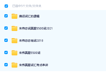 朱伟真题词汇考点串讲|朱伟真题5500词全套视频第2张