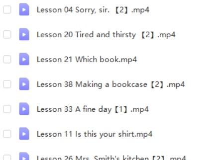 雪梨老师-新概念英语一144讲高清视频带PDF讲义第2张