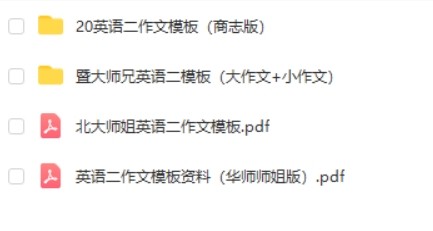 2020考研英语北大师姐英语二作文模板第2张