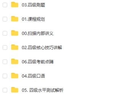 2022年12月大学英语四级全程班 43G课程合集第2张