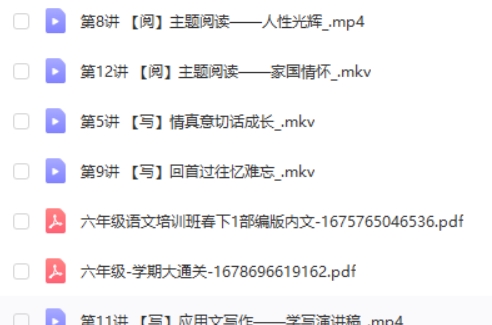 2023春下希望学刘洋六年级语文春下A+（部编版）网课视频第2张