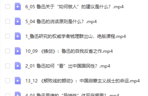 【钱理群】北大教授讲鲁迅视频第2张