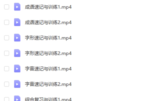 有道精品课-包君成语文易错字音字形成语训练班网课视频第2张