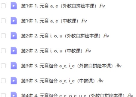 ​​​​​​​2020学而思韩淑娇-自然拼读1级直播班 6讲第2张