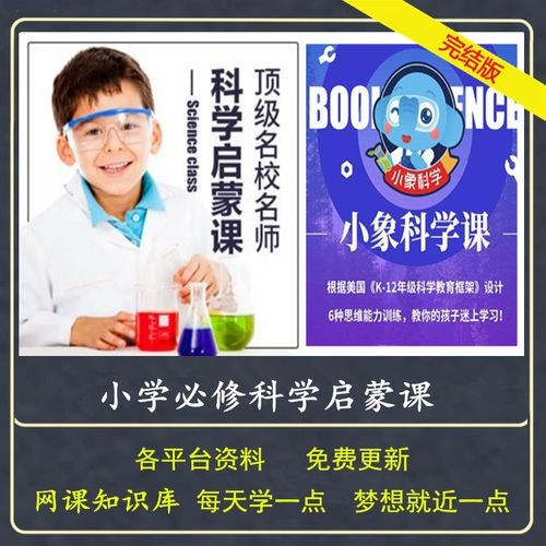 小象科学 中小学科学实验启蒙课 网课视频第1张
