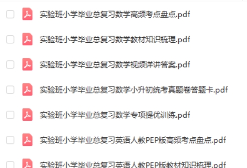 【2024版】实验班 小学毕业总复习第2张