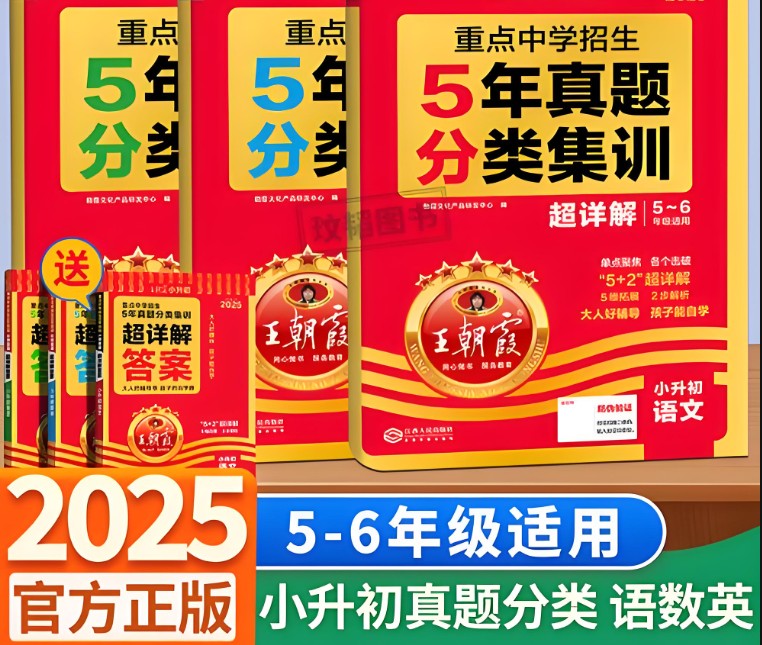 2025新版王朝霞小升初各地真题精编第1张