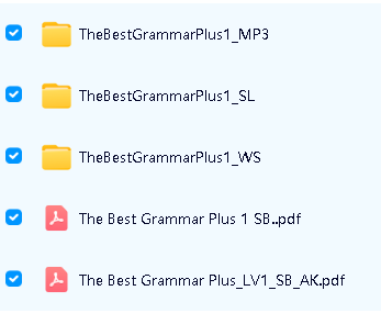 The Best Grammar Plus语法专项教材 1-3级别学生书+音频+答案+测试+练习第2张